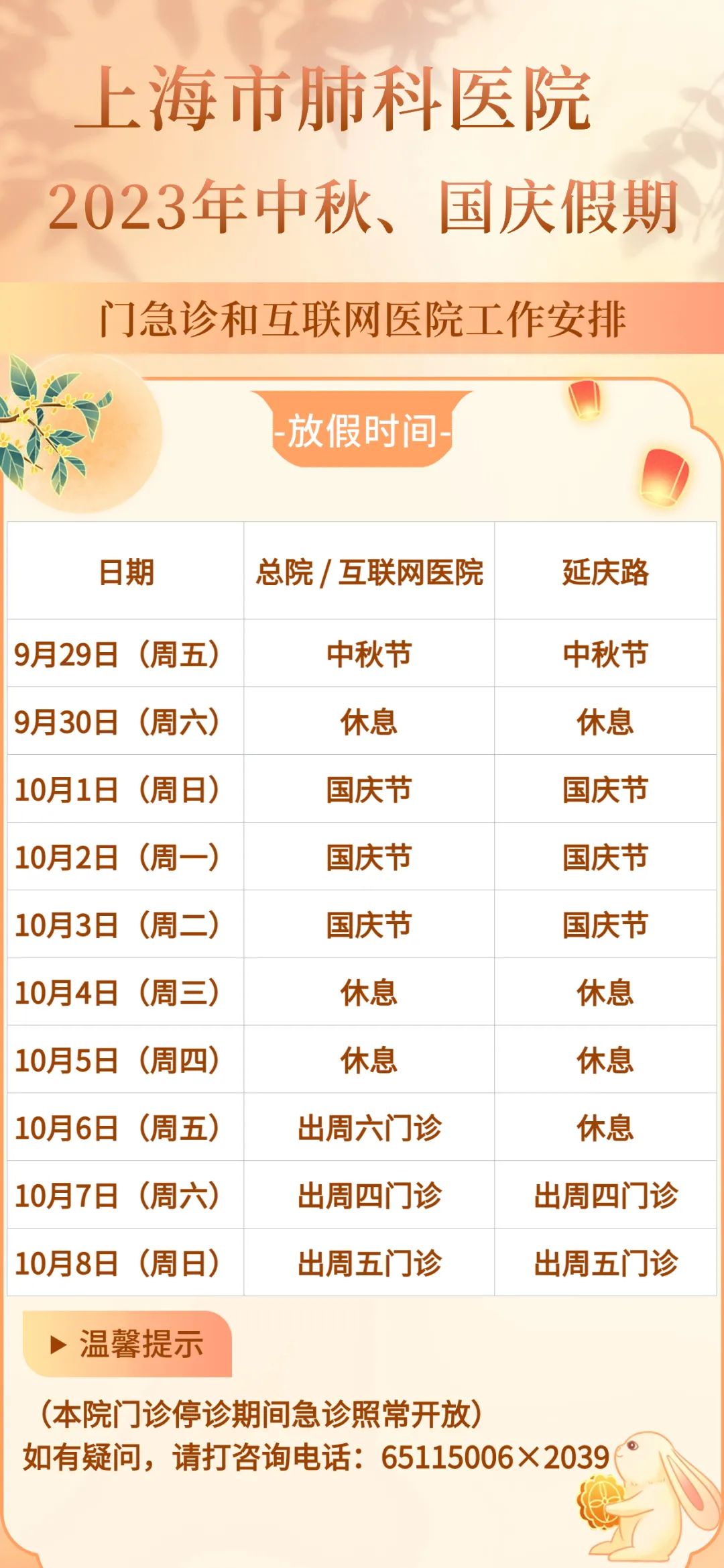 【便民提示】中秋、国庆假期就医、出游，这份小贴士请收好→-小辉娱乐网