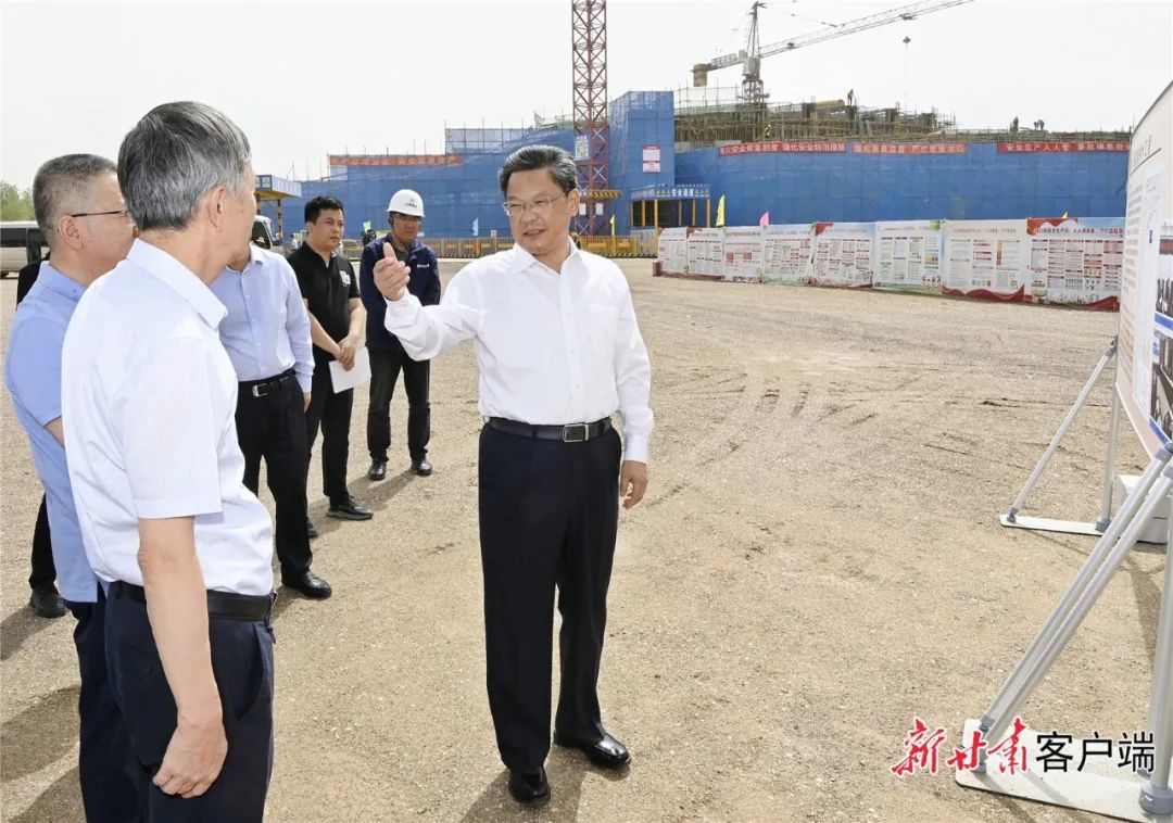 任振鹤在酒泉市调研