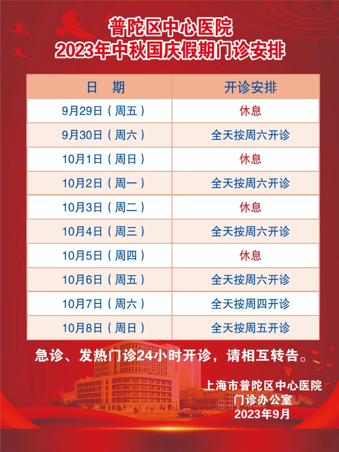 【便民提示】中秋、国庆假期就医、出游，这份小贴士请收好→-小辉娱乐网