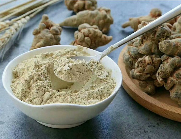 在三七粉中独含雄厚的三七总皂苷,三七素,三七多糖,黄酮等有效成分