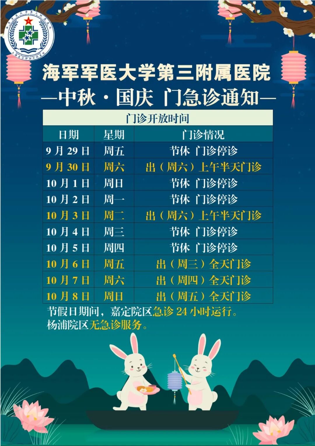 【便民提示】中秋、国庆假期就医、出游，这份小贴士请收好→-小辉娱乐网