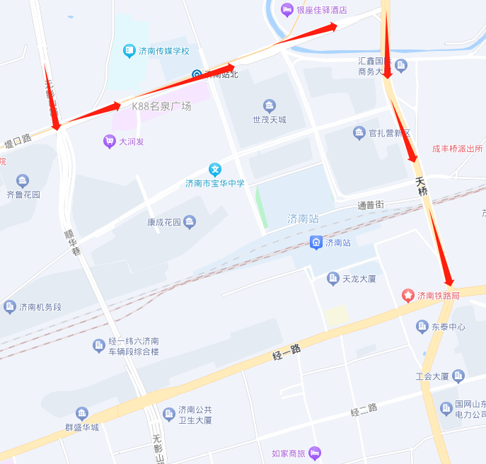 济南纬六路高架桥路面10月30日起维修，过往车辆注意绕行！