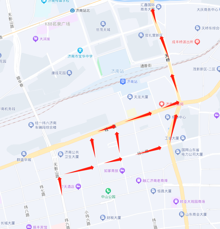 济南纬六路高架桥路面10月30日起维修，过往车辆注意绕行！